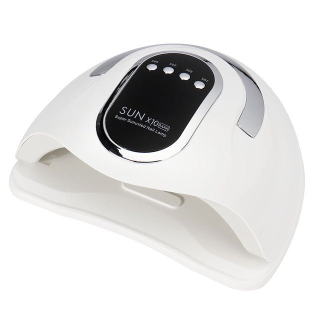 Професионална печка за нокти Sun X10 Max, 220W с 45 LED диода, Бяло дъно - Atron Професионална печка за нокти Sun X10 Max, 220W с 45 LED диода, Бяло дъно - Atron